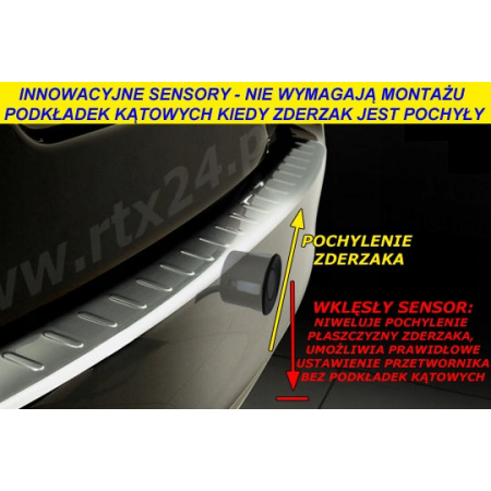 CZUJNIKI PARKOWANIA WYŚWIETLACZ LED POD PODSUFITKĘ
