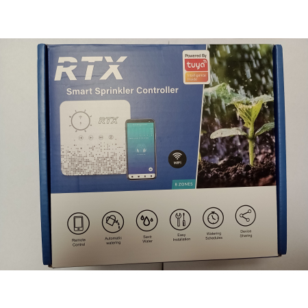 Sterownik nawadniania ogrodu RTX TUYA WiFi 8 Stref