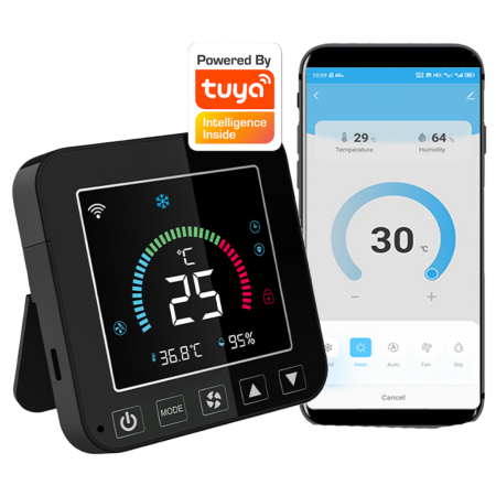 Sterownik klimatyzacji TUYA WiFi IR WCCB (czarny)