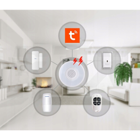 Czujnik Drzwi Bezprzewodowy 433mhz do Alarmu RTX