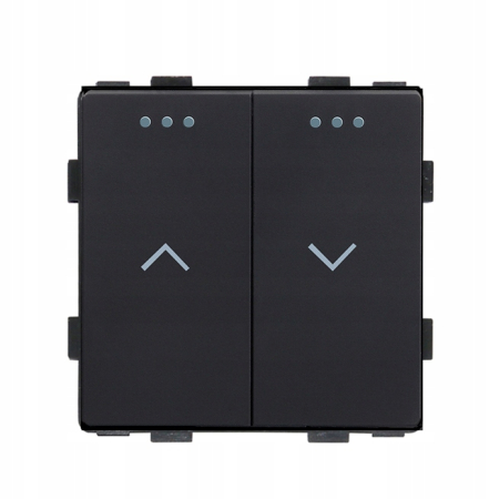 Włącznik rolet wkład mechaniczny czarny RTX SH