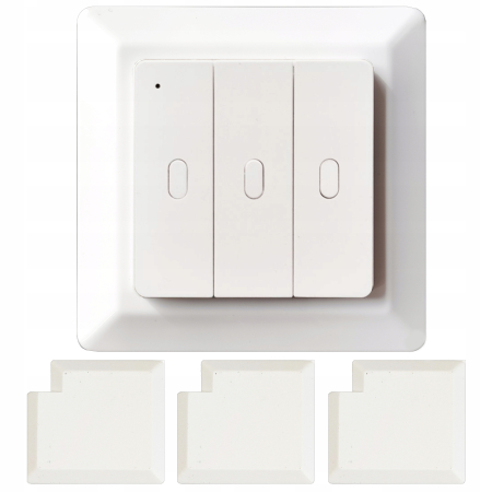 Pilot radiowy RF 2,4GHz Przycisk mechaniczny 3kanałowy do sterowników RTX