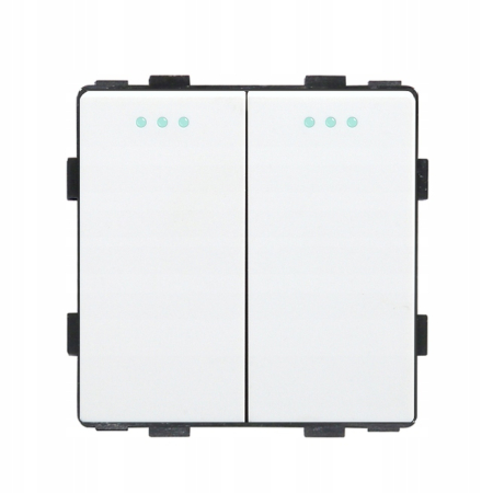 Włącznik światła 2P mechaniczny wkład biały RTX SH