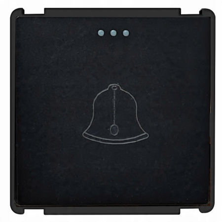 Przycisk dzwonka mechaniczny wkład czarny RTX SH