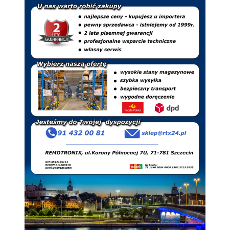 GROT do Alarmu lub Sterownika RTX