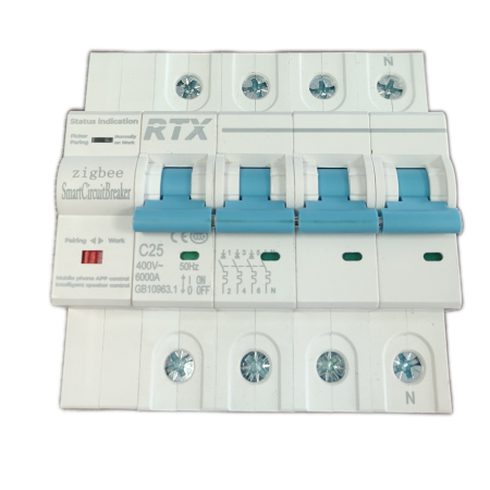 Bezpiecznik 3 fazy  ZigBee TUYA z Pomiarem Energii 63A