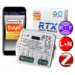 MINI Przekaźnik RTX Sterownik Moduł 1kanał TUYA ZigBee + RF
