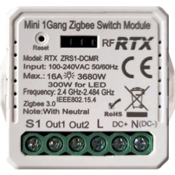 Sterownik Przekażnik BEZNAPIĘCIOWY ZigBee TUYA +RF zasilanie 12V / 230V