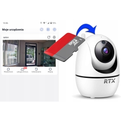 Kamera RTX P2P AUDIO WiFi IR ŚLEDZENIE SD ONVIF