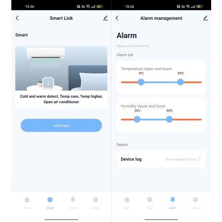 Najmniejszy Czujnik Sensor Temperatury Wilgotności LCD Zigbee Tuya #Export