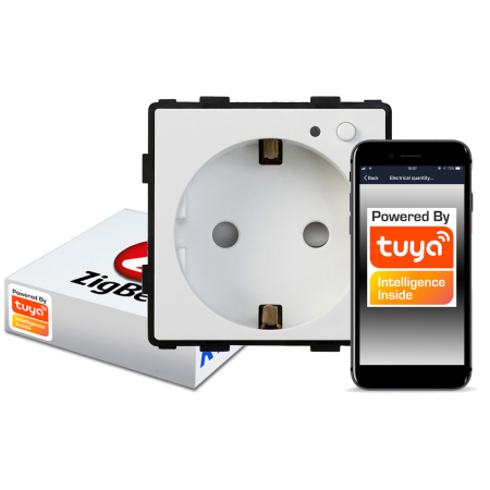 Gniazdko podtynkowe Zigbee TUYA RTX SH POMIAR ENER
