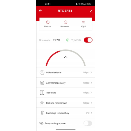 Głowica Termostatyczna RTX ZRT4 Termostat do grzejnika ZigBee TUYA Smart