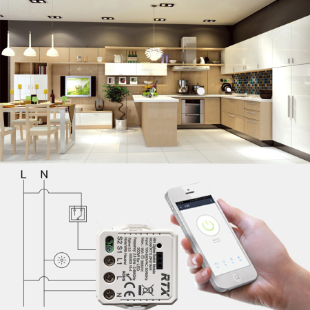 MINI Przekaźnik Sterownik Moduł 16A TUYA ZigBee RF
