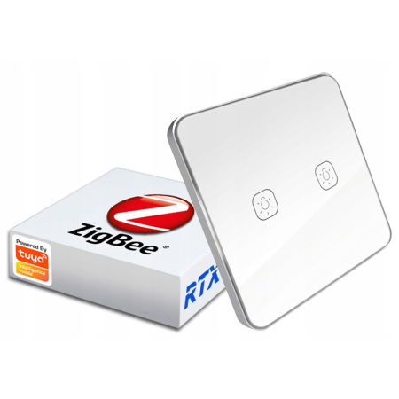 Włącznik Światła Dotykowy 2obw. ZigBee TUYA #bez N