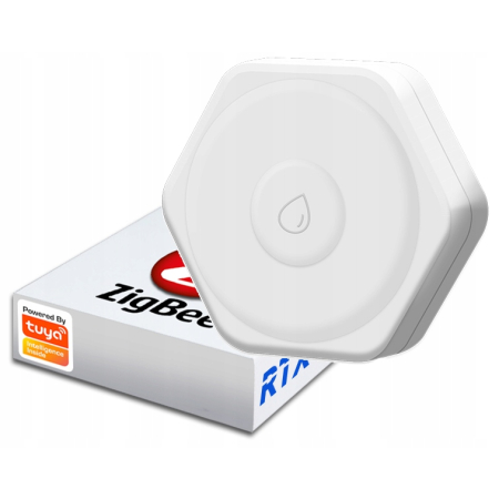 Kompaktowy Czujnik sensor wody zalania ZigBee TUYA