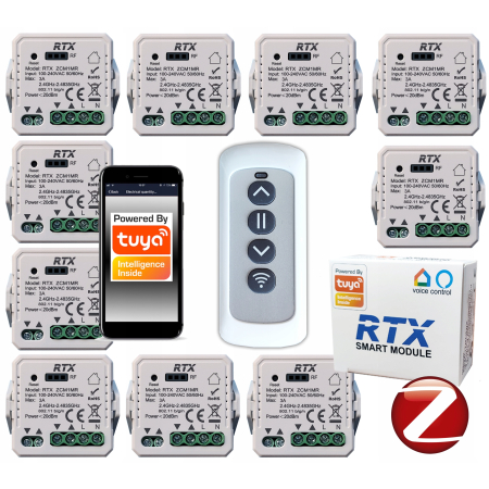 10x Sterownik Rolet TUYA Zigbee Pilot RFRCM GRATIS