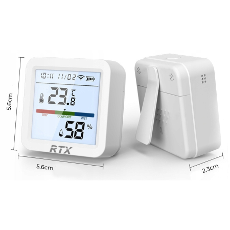 Czujnik Sensor Temperatury i Wilgotności WiFi Tuya RTX Eco