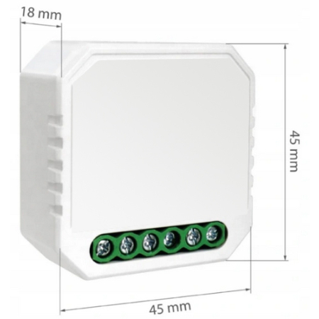 Przekaźnik Dopuszkowy 2ob Zigbee Tuya Działa Bez N