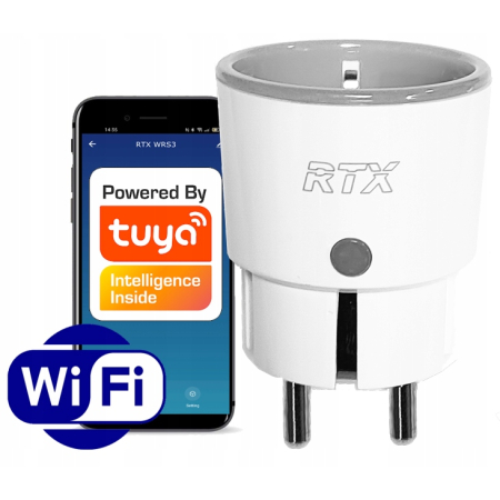 RTX Gniazdko Inteligentne Wtyczka WiFi TUYA SMART LICZNIK MIERNIK ENERGII