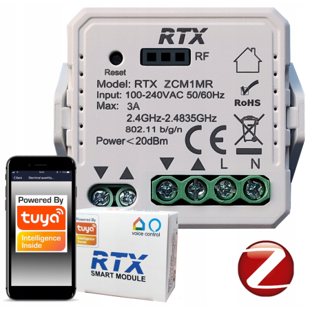10x Sterownik Rolet TUYA Zigbee Pilot RFRCM GRATIS