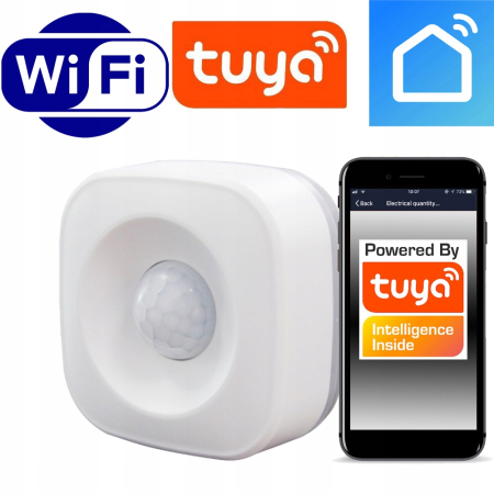 Czujnik detektor ruchu / obecności PIR WiFi TUYA