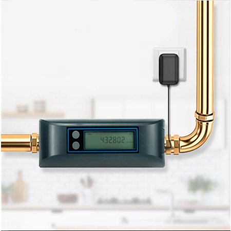 RTX Licznik wody użytkowej sterowany TUYA WiFi #Pomiar Miernik Zawór kulowy