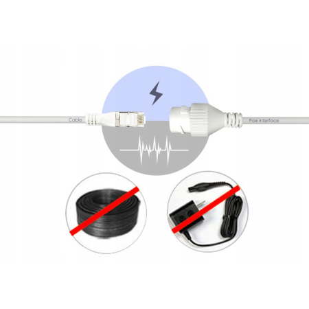 Kamera RTX IP5Mpx Sony Starvis PoE Mikrofon IR 60m 5x Zoom opt. Kąt do 124°