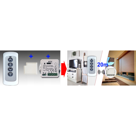 Radiowy pilot 1kanałowy RF 2,4GHz do modułów RTX
