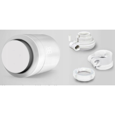 4x Głowica Termostat + Bramka Zigbee WiFi Tuya SET