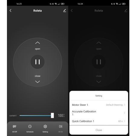 RTX Moduł Sterownik Rolet Żaluzjii Fasadowych Regulacja Kąta TUYA WiFi + RF
