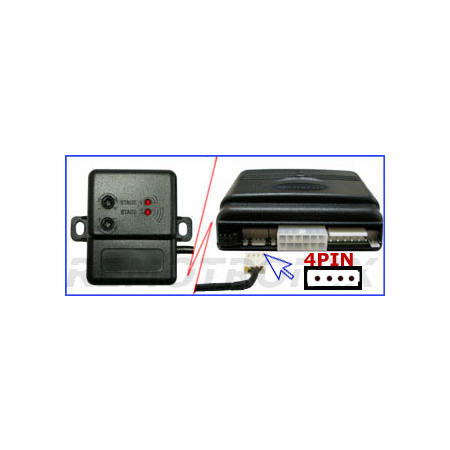 ALARM SAMOCHODOWY RTX BLOKADA DOMYKANIE CS3D