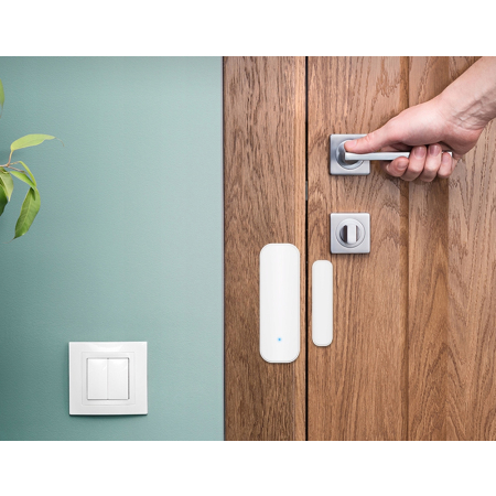 Czujnik Otwarcia Zamknięcia Drzwi Okna TUYA ZGBEE #biały