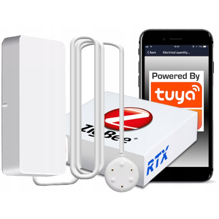 Czujnik sensor wody zalania Sonda AA ZigBee TUYA