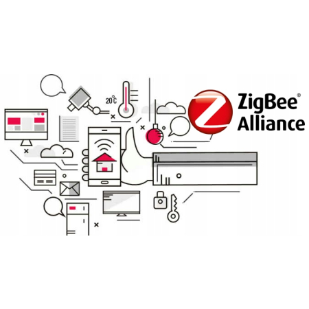 Zewnętrzny czujnik sensor temperatury wilgotności LCD ZigBee TUYA -25 +99°C