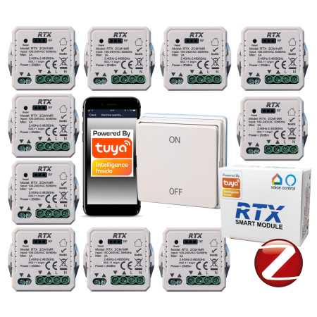 10x Sterownik Rolet TUYA Zigbee Pilot RFR1K GRATIS