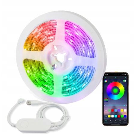 Pasek Taśma LED RGB 5m Sterowanie WiFi TUYA SMART
