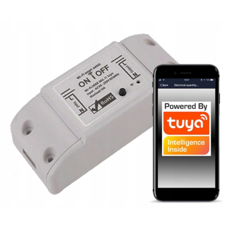 TUYA Smart Przekaźnik Sterownik Włącznik WiFi 10A