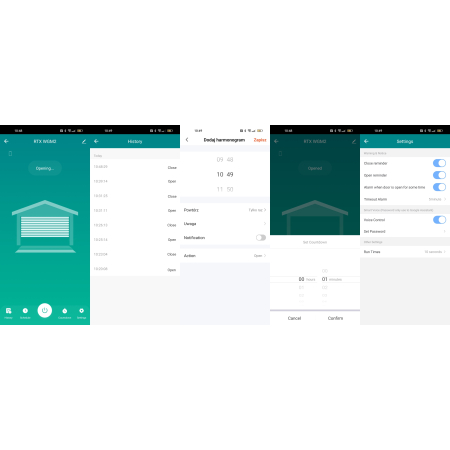 STEROWNIK BRAMY GARAŻOWEJ WIFI TUYA SMART +CZUJNIK