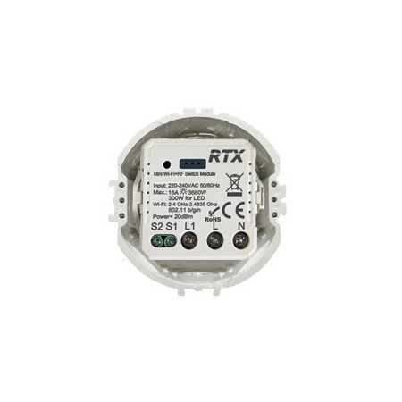 RTX Moduł TUYA WiFi Sterownik przekaźnik dopuszkowy 16A MINI opcja RF