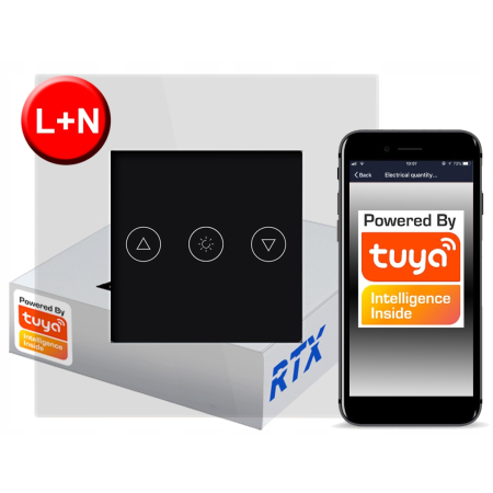 Ściemniacz Dotykowy 1obw. Cz. ZigBee TUYA RTX SH#