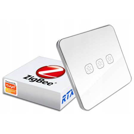 Włącznik Światła 3obw. ZigBee TUYA #Działa bez N !