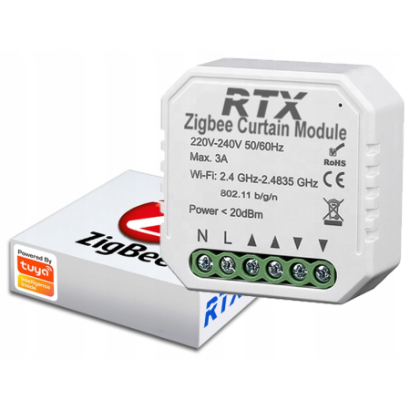 Sterownik Rolet Tuya Zigbee Tuya Dopuszkowy