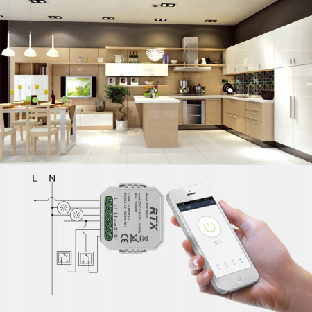Przekaźnik Dopuszkowy 2ob Zigbee Tuya Działa Bez N