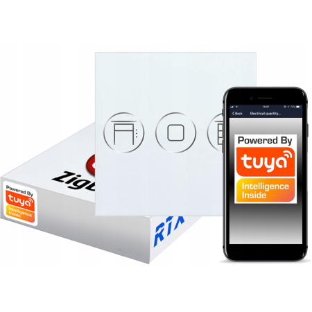 Włącznik Rolet Klawisz Dotykowy ZigBee TUYA RTX SH