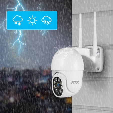 Kamera SmartCam Zewnętrzna Obrotowa Tuya Google