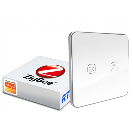 Pilot włącznik dotykowy 2 kanałowy ZigBee Tuya