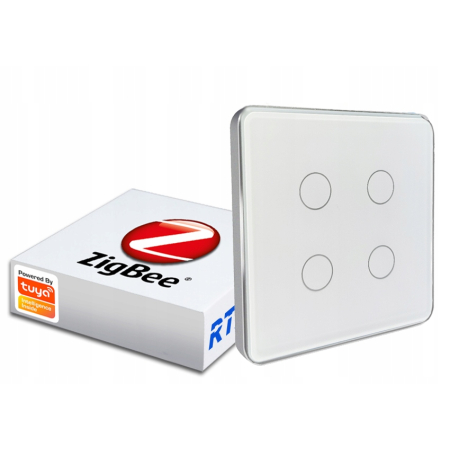 Pilot 4P Przełącznik 12 Scen Dotykowy ZigBee Tuya