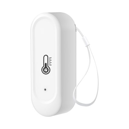 Zewnętrzny Czujnik Sensor Temperatury i Wilgotności RTX Tuya Zigbee Biały