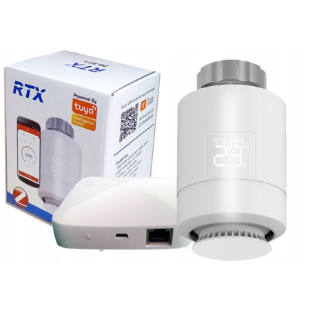 Głowica Termostat + Bramka ZigBee LAN TUYA SET1