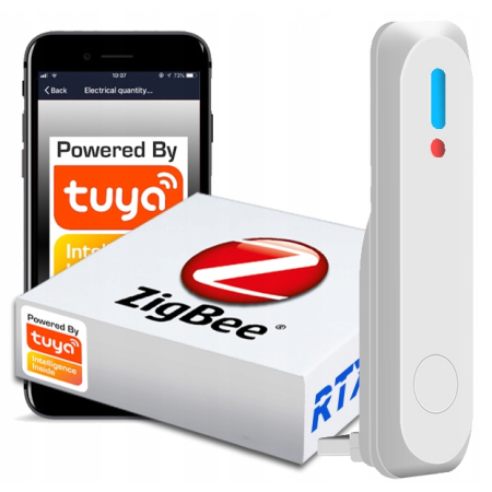 Kompaktowa Centralka Bramka ZigBee WiFi TUYA Smart